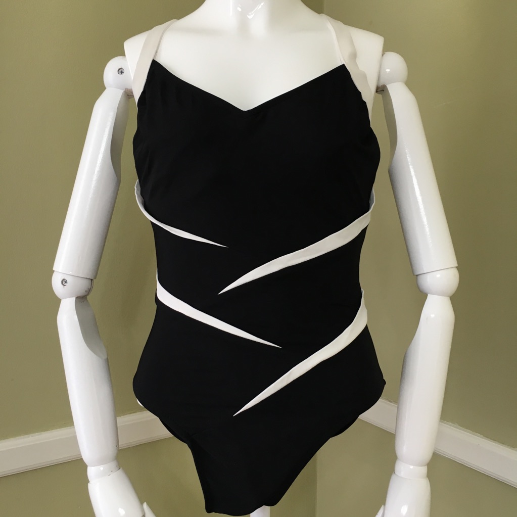 Carol Wior Splice Front Shape Detector Bathing